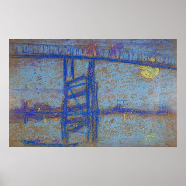 Poster Whistler - Battersea Bridge (Devant)