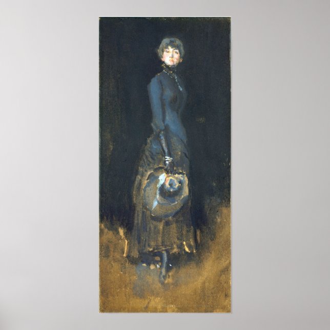 Poster Whistler - Dame En Gris (Devant)