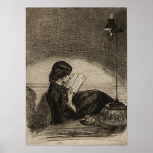 Poster Whistler - Lecture Par Lamplight
