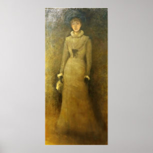 Poster Whistler - Mademoiselle Florence Leyland 1873