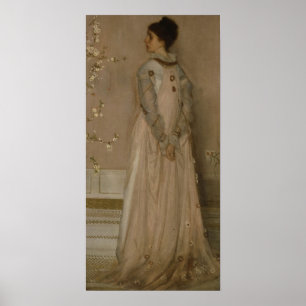 Poster Whistler - Symphonie en couleur chair et rose 1871