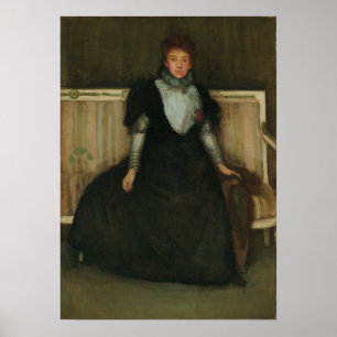 Poster Whistler - Vert Et Violet Mme Walter Sickert