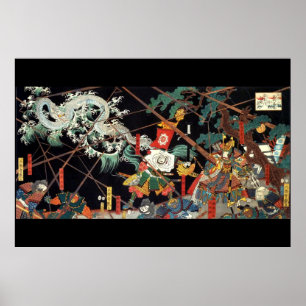 POSTER WHITE DRAGON
