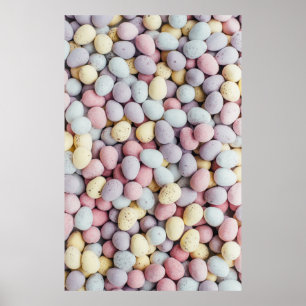 Poster White, purple, and yellow stones