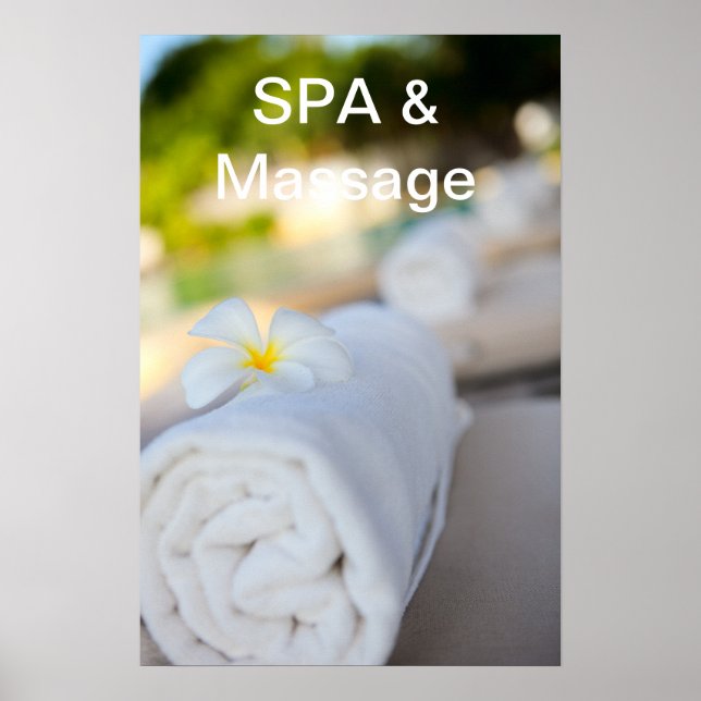Poster White Spa (Devant)
