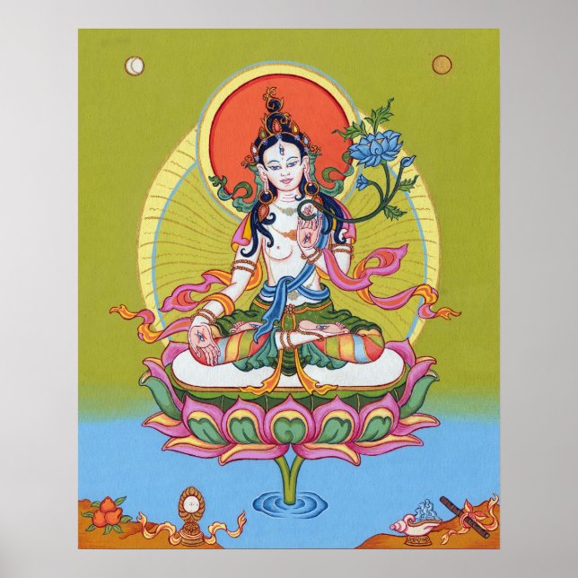 POSTER White Tara -Longue vie- à partir de 14,25 $ (Devant)