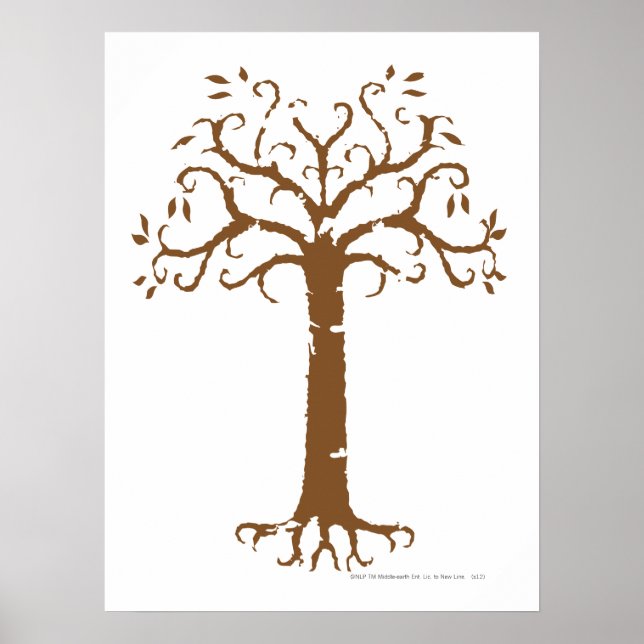 Poster White Tree of Gondor (Devant)