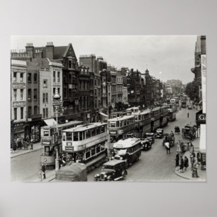 Poster Whitechapel High Street, Londres, vers 1930