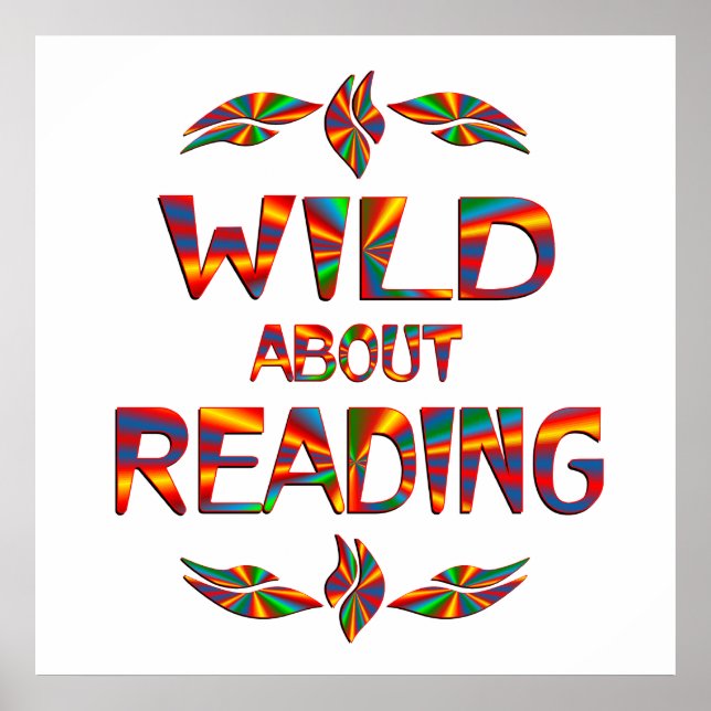 Poster Wild À Propos De La Lecture (Devant)