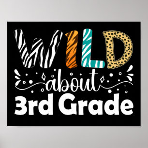 Poster Wild Environ 3e année Retour à l'école 3e année