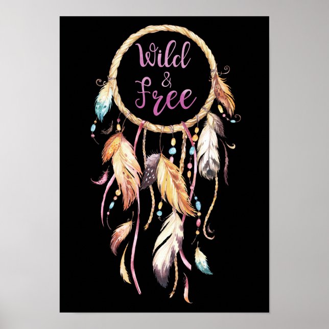 Poster Wild & Free (Devant)