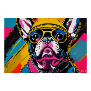 POSTER WILD ONE-FRANÇAIS BULLDOG
