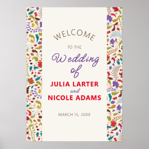 Poster Wild Rose Woods Exotic Flower Garden Mariage