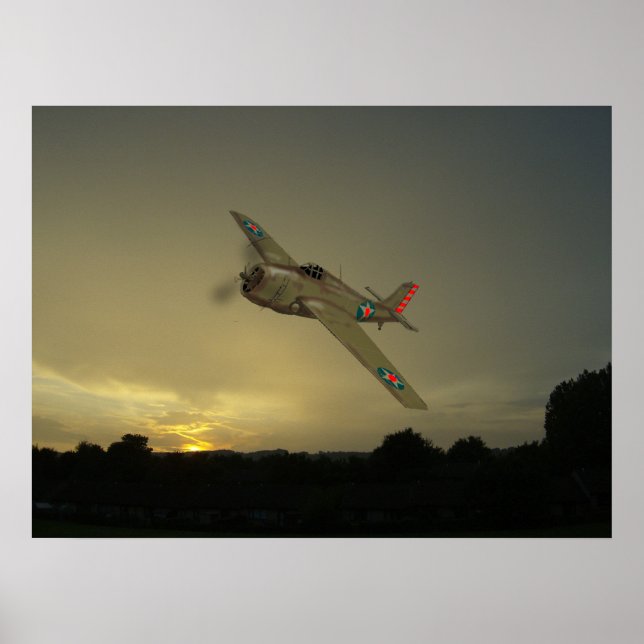 Poster WildCat F4F (Devant)