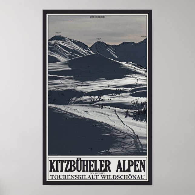 Poster Wildschönau - Tourisme alpin (Devant)