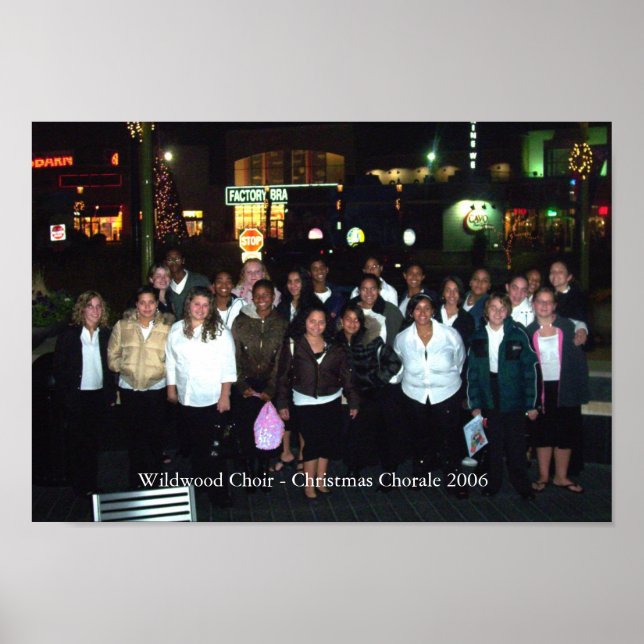 Poster Wildwood Choir (Devant)