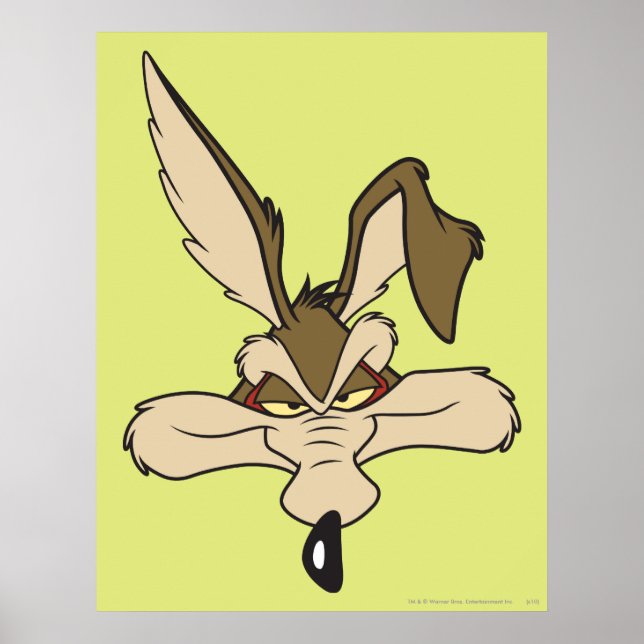 Poster WILE E. COYOTE™ Blessé à la tête (Devant)
