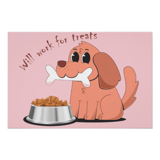 Poster Will do any trick for treats (Devant)