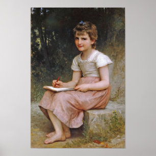 Poster William-Adolphe Bouguereau-A appelle 1896