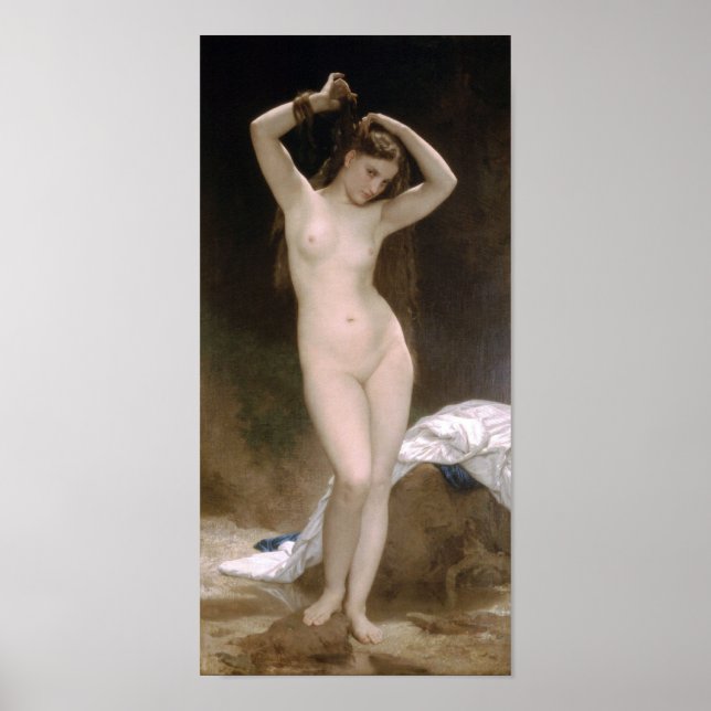 Poster William-Adolphe Bouguereau-Bather (Devant)