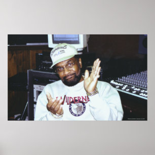 Poster William Bell dans le studio d'enregistrement 2008