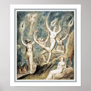 Poster William Blake : Comus avec ses Révélateurs