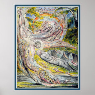 Poster William Blake : Le mystérieux rêve de Milton