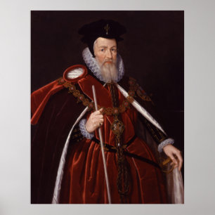 Poster William Cecil 1er Baron Burghley