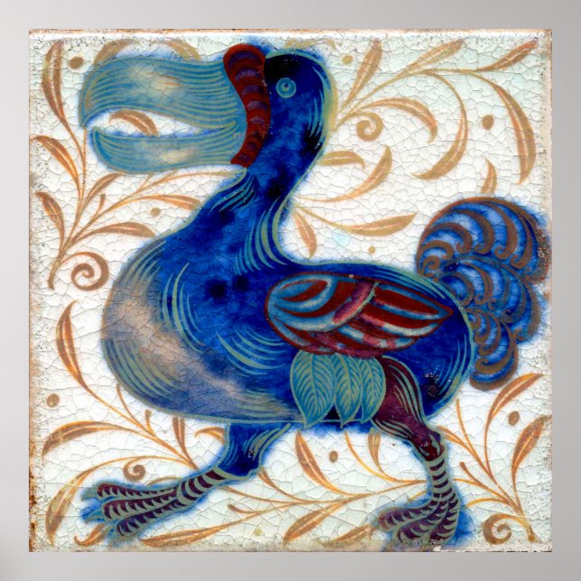 Poster William De Morgan Le Dodo (Devant)