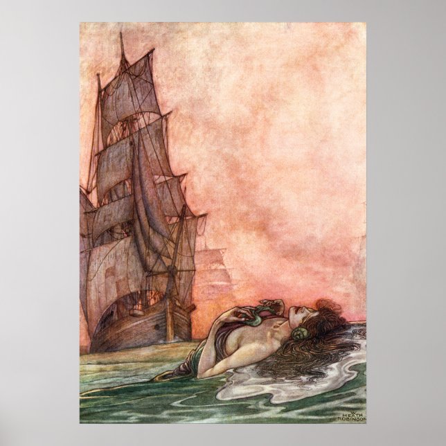 Poster William Heath Robinson - A Song of the English (Devant)