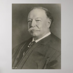 Poster WILLIAM HOWARD TAFT en tant que copie du juge en