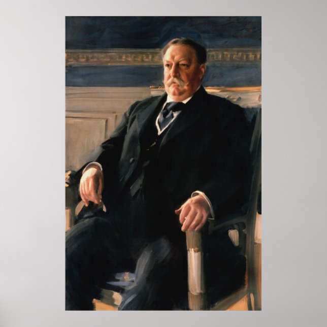 Poster WILLIAM HOWARD TAFT Portrait par Anders L. Zorn (Devant)