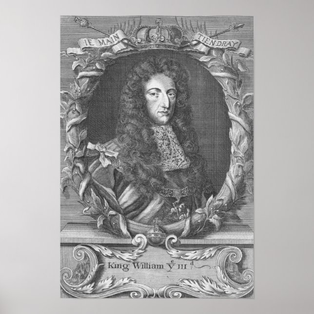 Poster William III Stadholder et roi d'Angleterre (Devant)