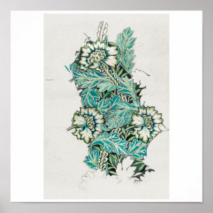 Poster: WILLIAM MORRIS : ANEMONE WATERCOLOR Poster