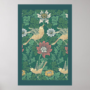 Poster William Morris 'Bird and Anemone Chintz'