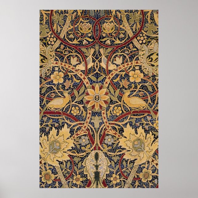 Poster William Morris Bullerswood Tapisserie Faux (Devant)