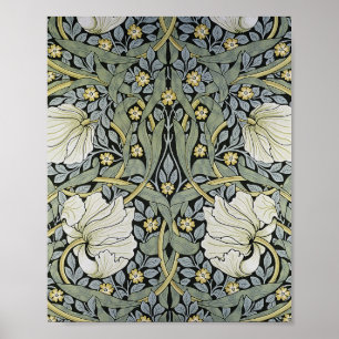 Poster William Morris - Conception Motif Pimpernel