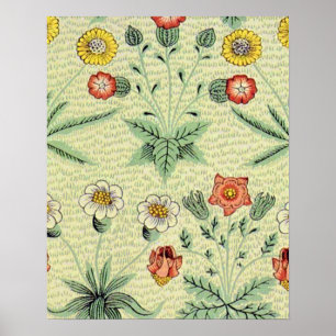 Poster William Morris Daisy Floral Fond d'écran Motif