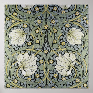 Poster William Morris - Design Motif Pimpernel