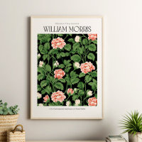 William Morris Fleurs sauvages roses Vintages