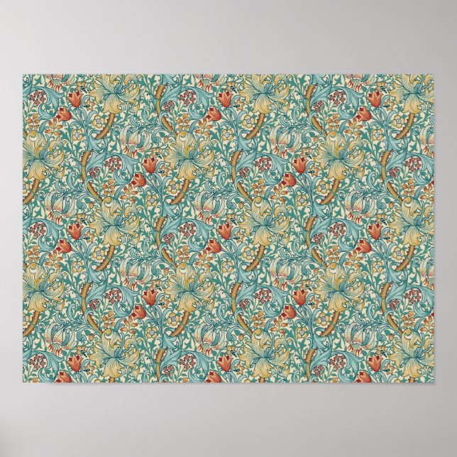 Poster William Morris "Golden Lily" 3 (Devant)