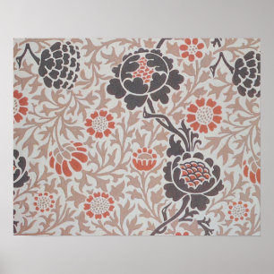 Poster William Morris Grafton Botanic Art Design