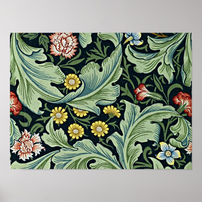 Poster William Morris - Leicester (Devant)