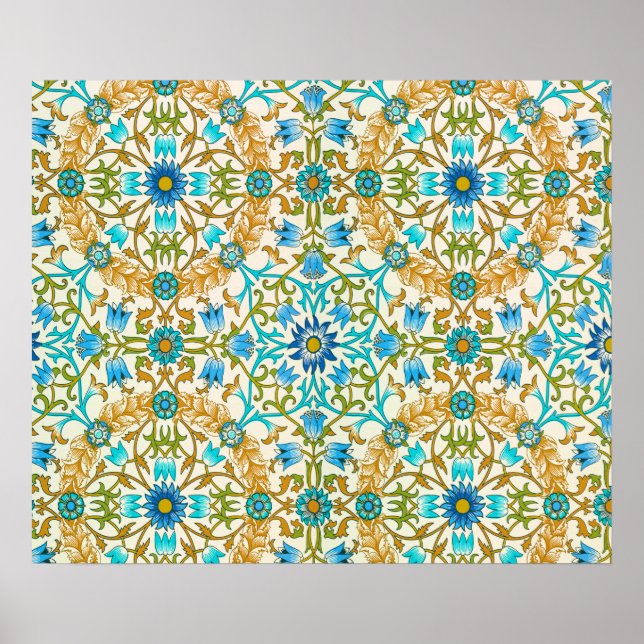 Poster William Morris motif Vine (1873) (Devant)