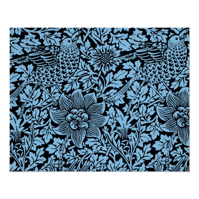 Poster William Morris Particularités Florales Anénome d'o (Devant)