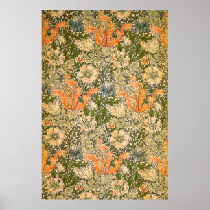 Poster William Morris Spring Compton Flower Festival