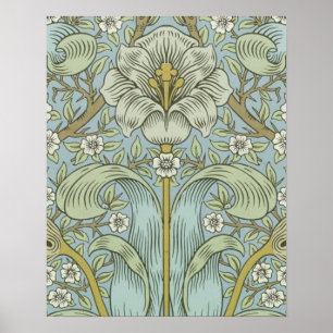 Poster William Morris Spring Motif classique épais
