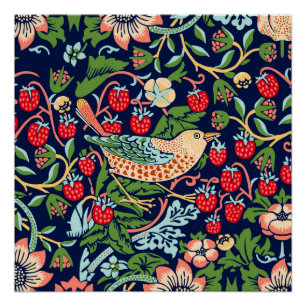 Poster William Morris Strawberry Thief