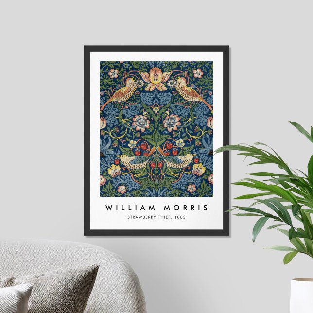 Poster William Morris Strawberry Thief (Créateur téléchargé)