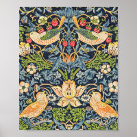 William Morris Strawberry Thief Motif floral